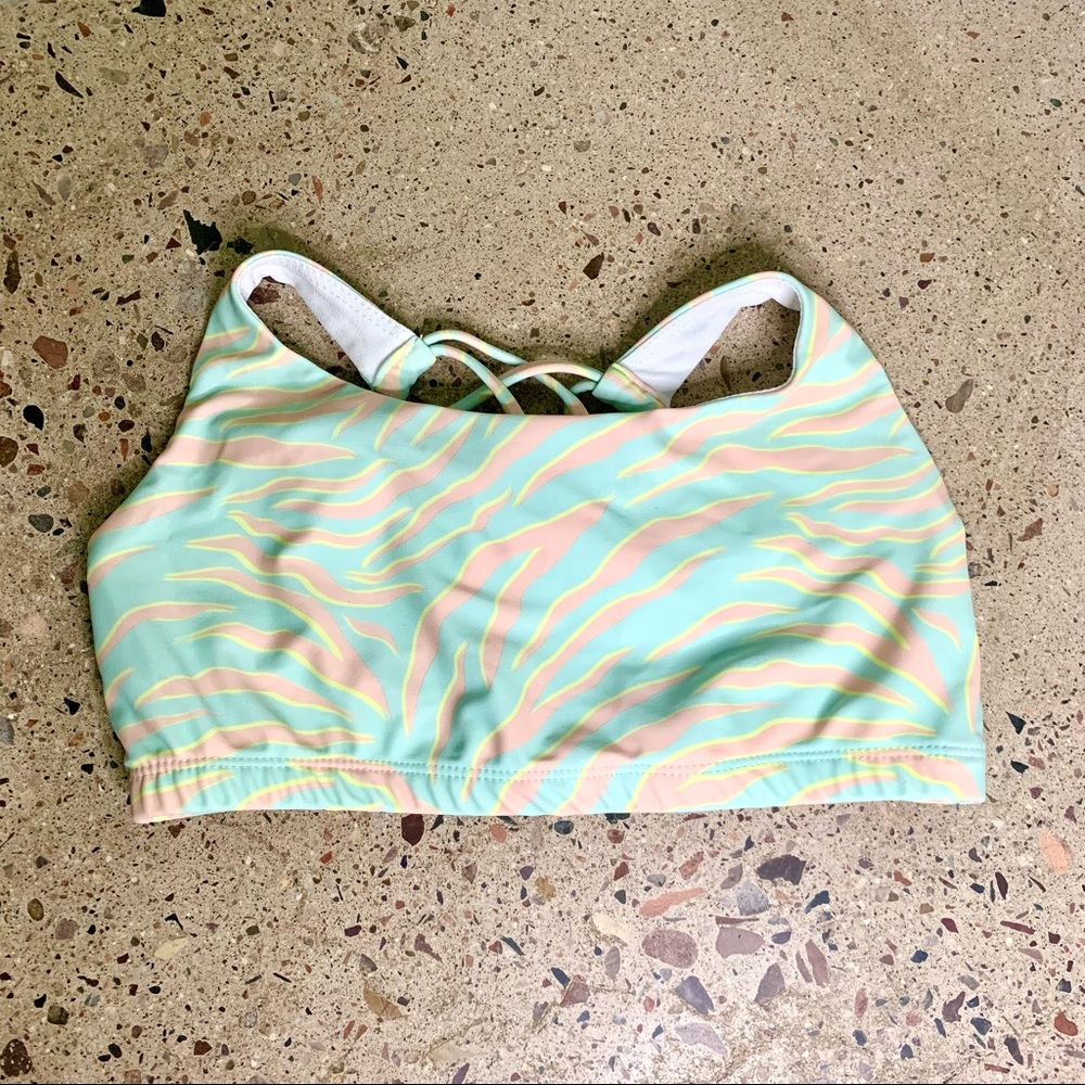 ONZIE // Chic Bra Neon Zebra - Size M